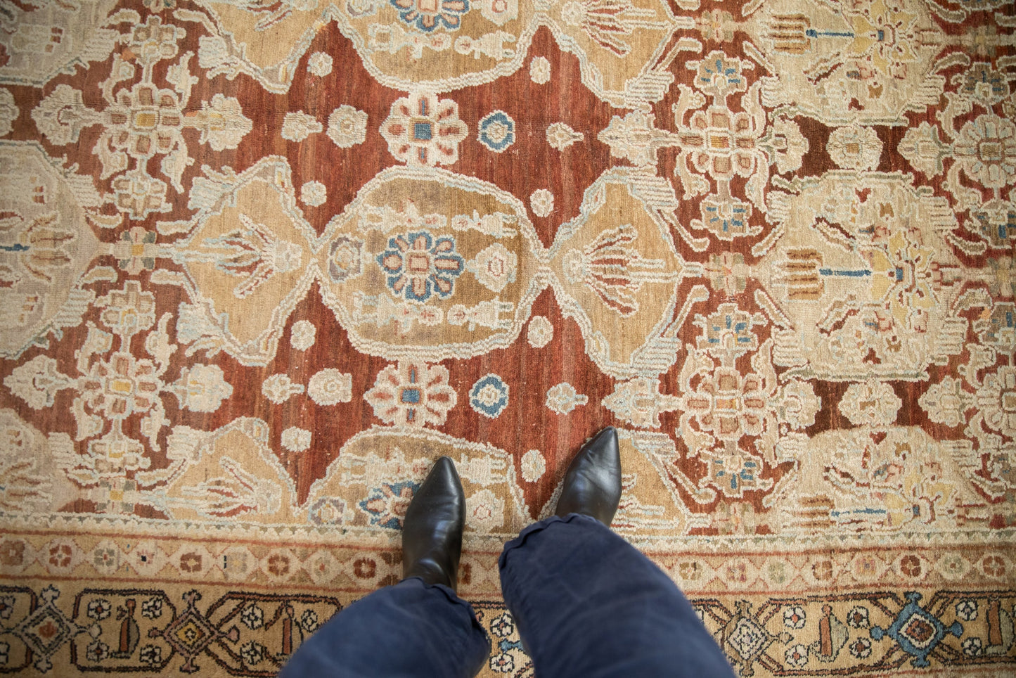 6.5x11.5 Vintage Bibikabad Carpet