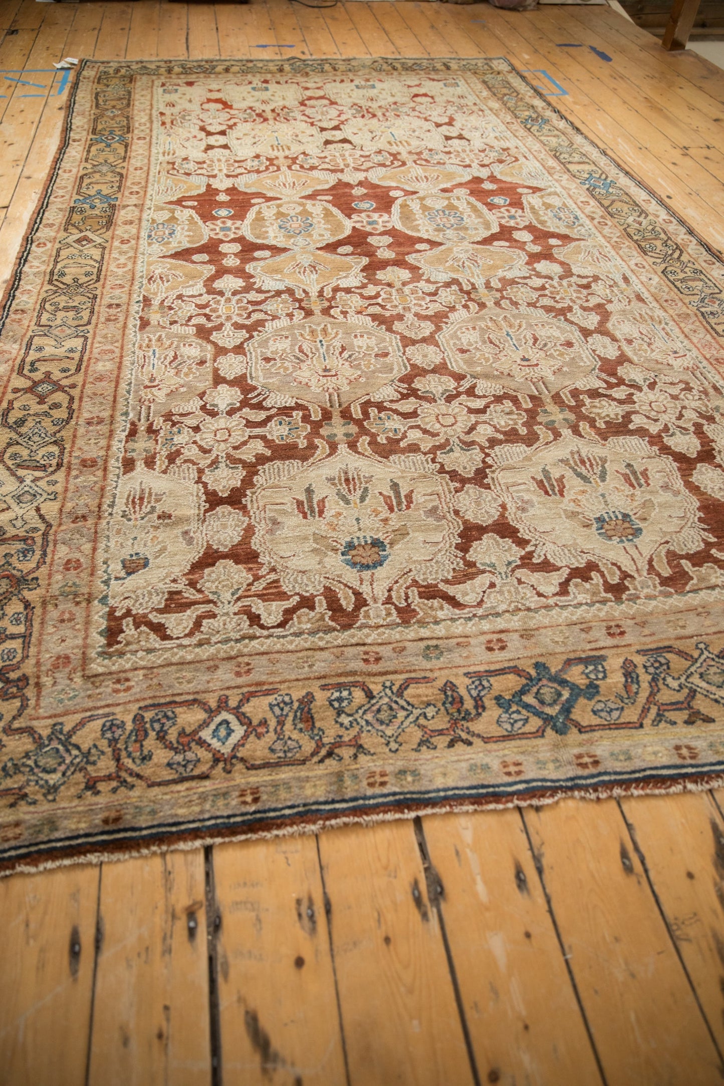 6.5x11.5 Vintage Bibikabad Carpet