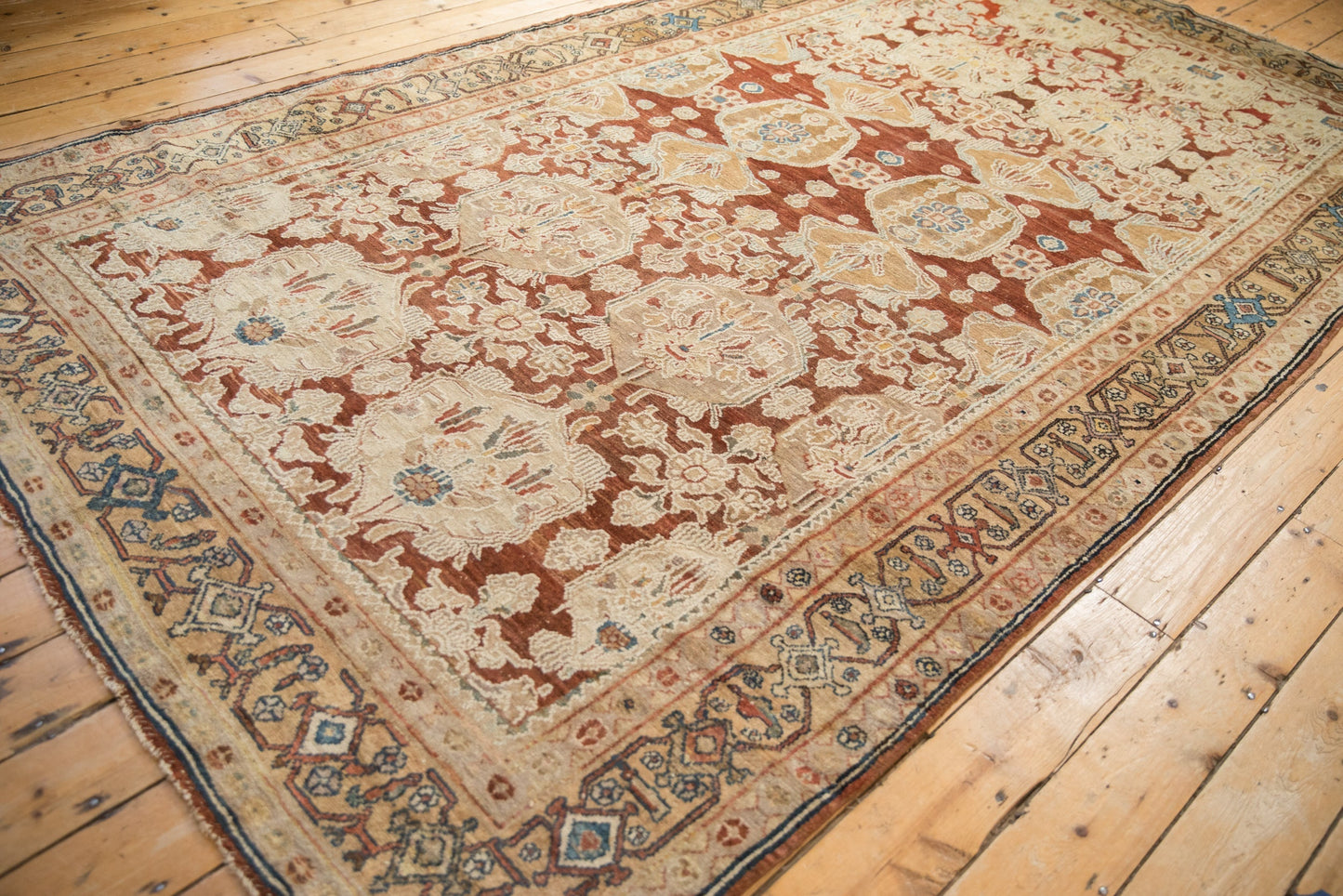 6.5x11.5 Vintage Bibikabad Carpet