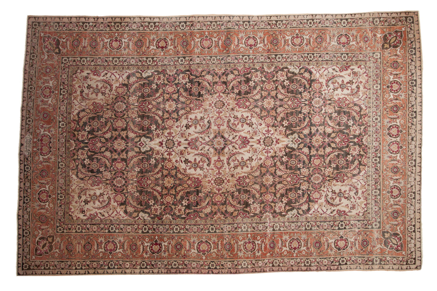 7.5x11.5 Vintage Tabriz Carpet
