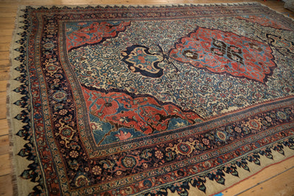 9.5x15 Antique Halvaie Bijar Carpet