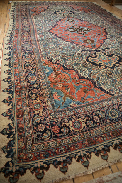 9.5x15 Antique Halvaie Bijar Carpet