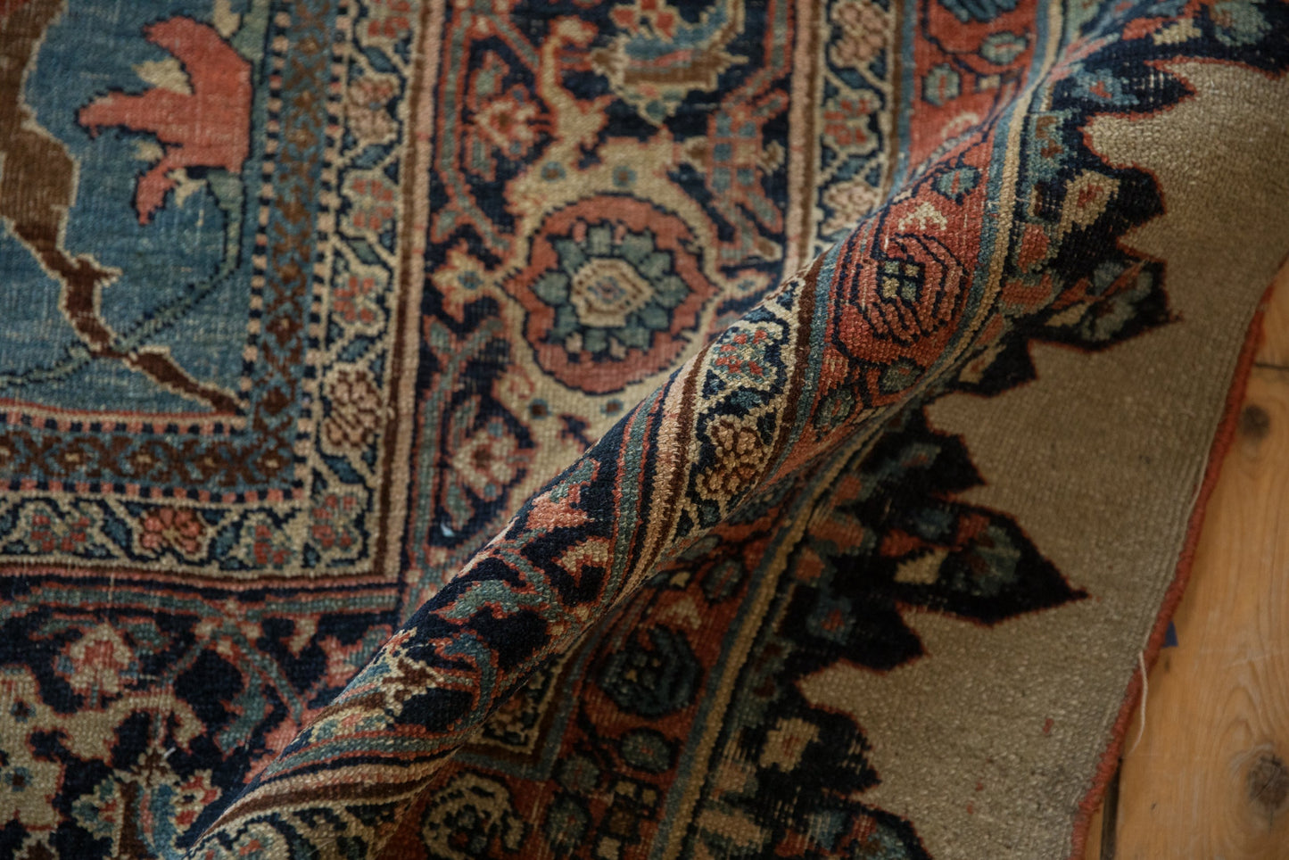 9.5x15 Antique Halvaie Bijar Carpet