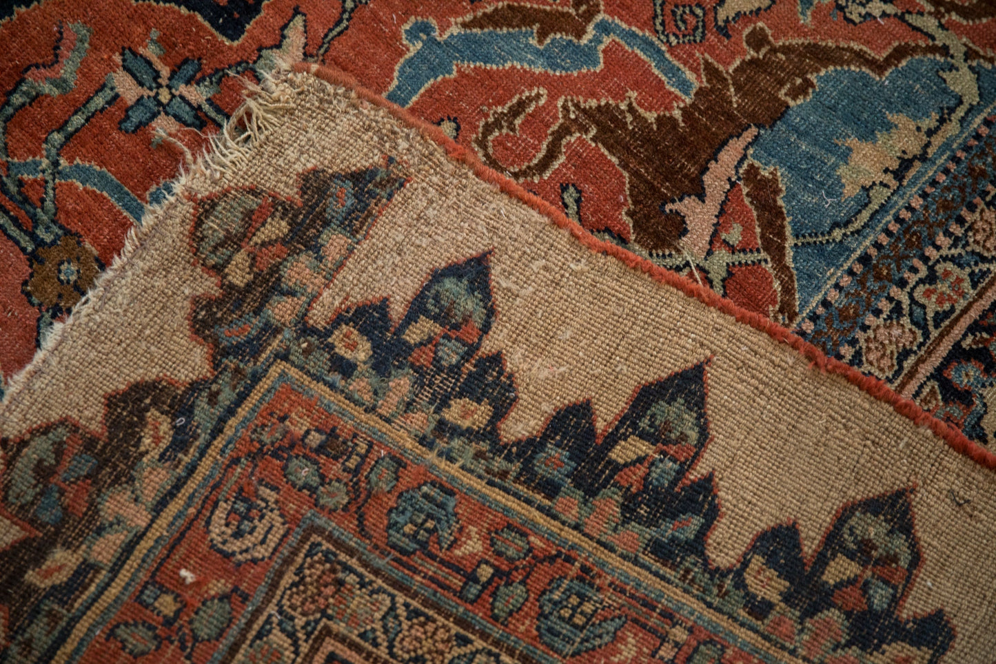 9.5x15 Antique Halvaie Bijar Carpet