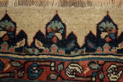 9.5x15 Antique Halvaie Bijar Carpet