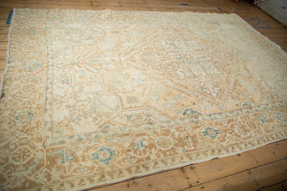 7x11 Vintage Distressed Heriz Carpet