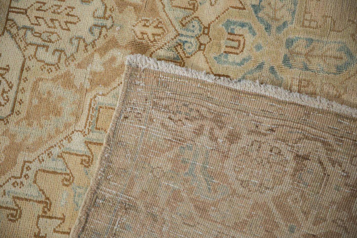 7x11 Vintage Distressed Heriz Carpet