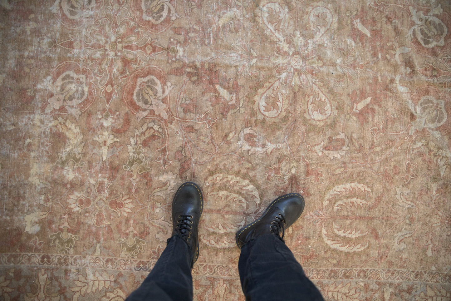 7x8.5 Antique Distressed Sultanabad Carpet