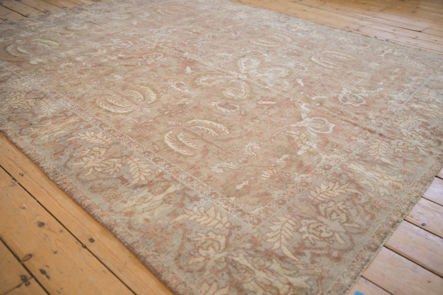 7x8.5 Antique Distressed Sultanabad Carpet