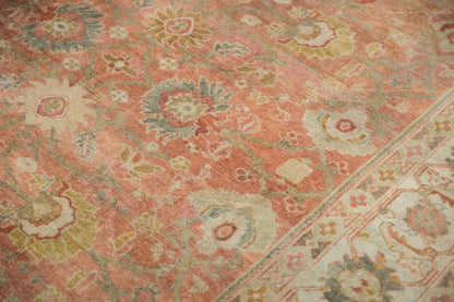 6.5x10 Vintage Distressed Mahal Carpet