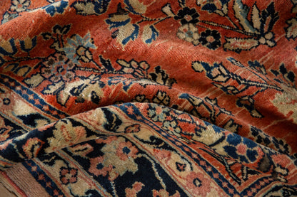 5x8.5 Vintage Sarouk Carpet