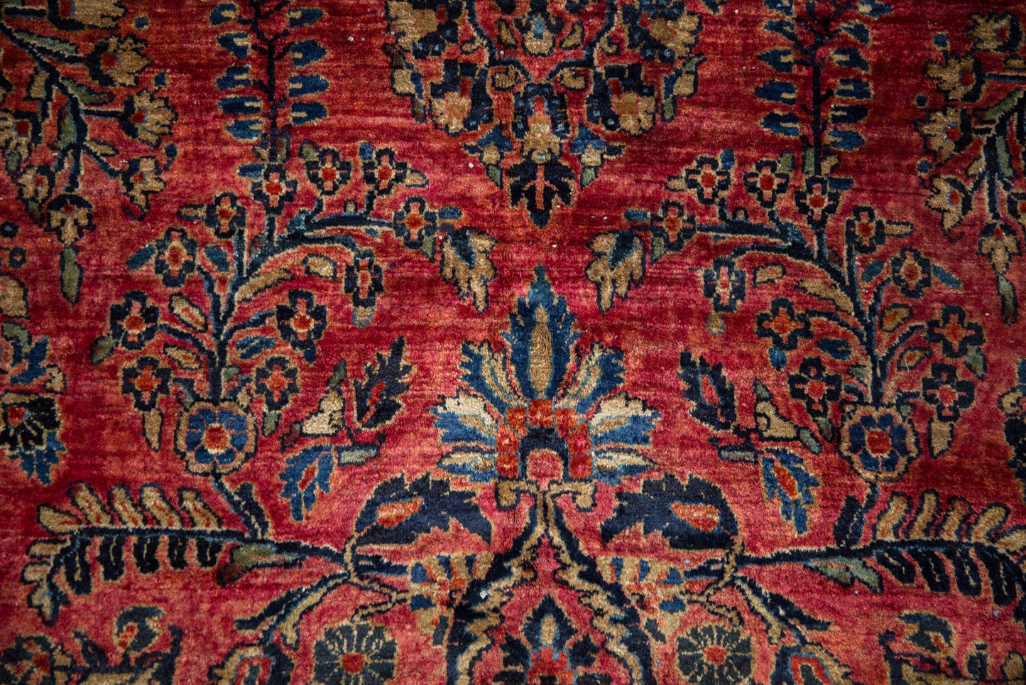 7x10 Antique American Sarouk Carpet