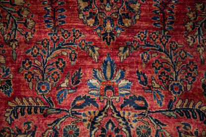 7x10 Antique American Sarouk Carpet