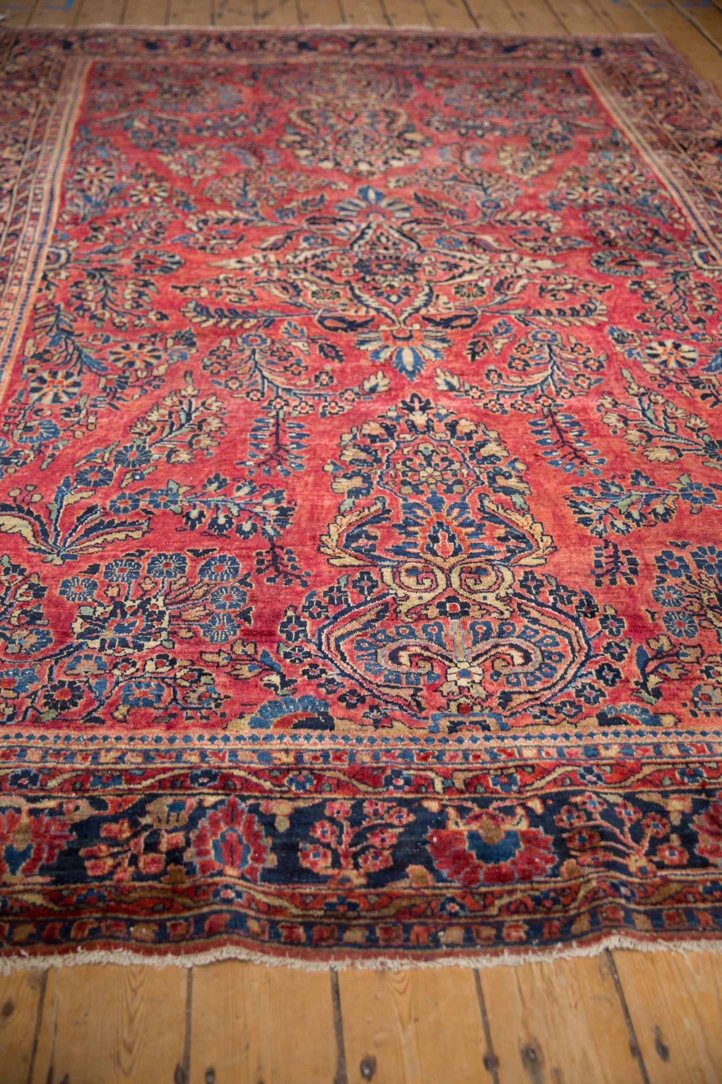 7x10 Antique American Sarouk Carpet