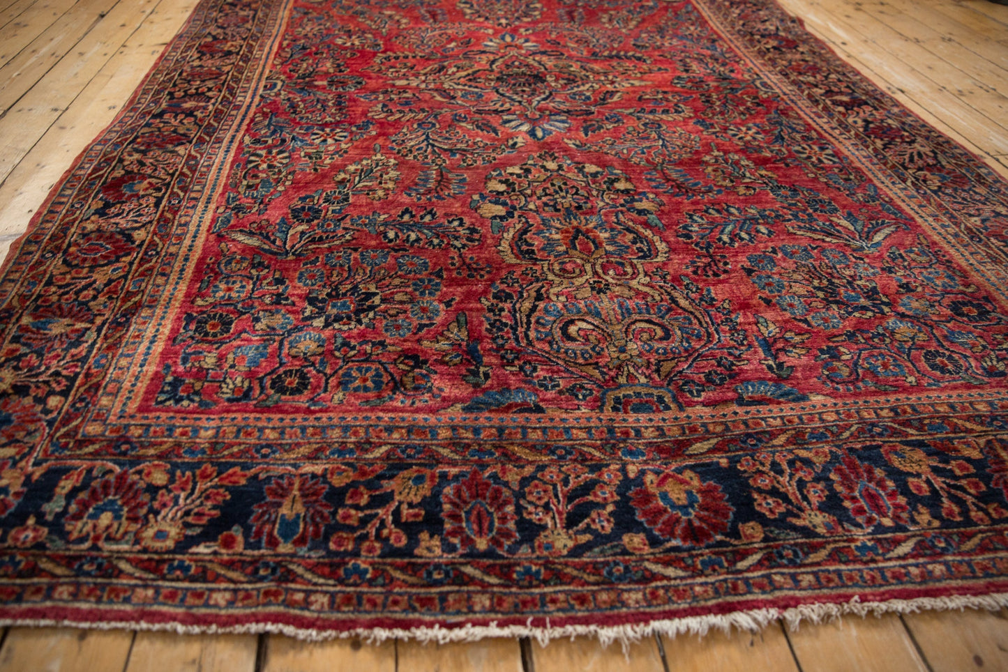 7x10 Antique American Sarouk Carpet