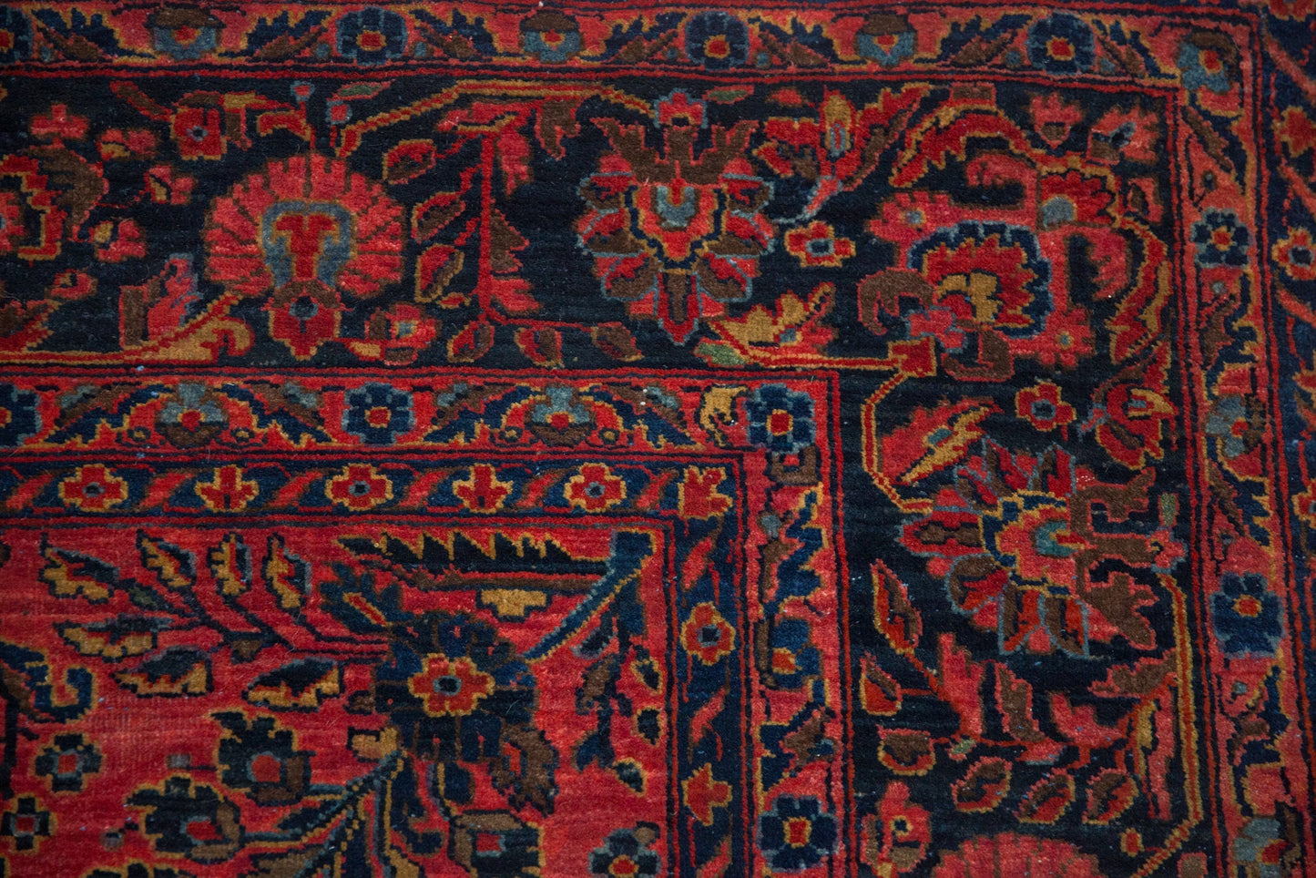 6.5x8.5 Antique Sarouk Carpet