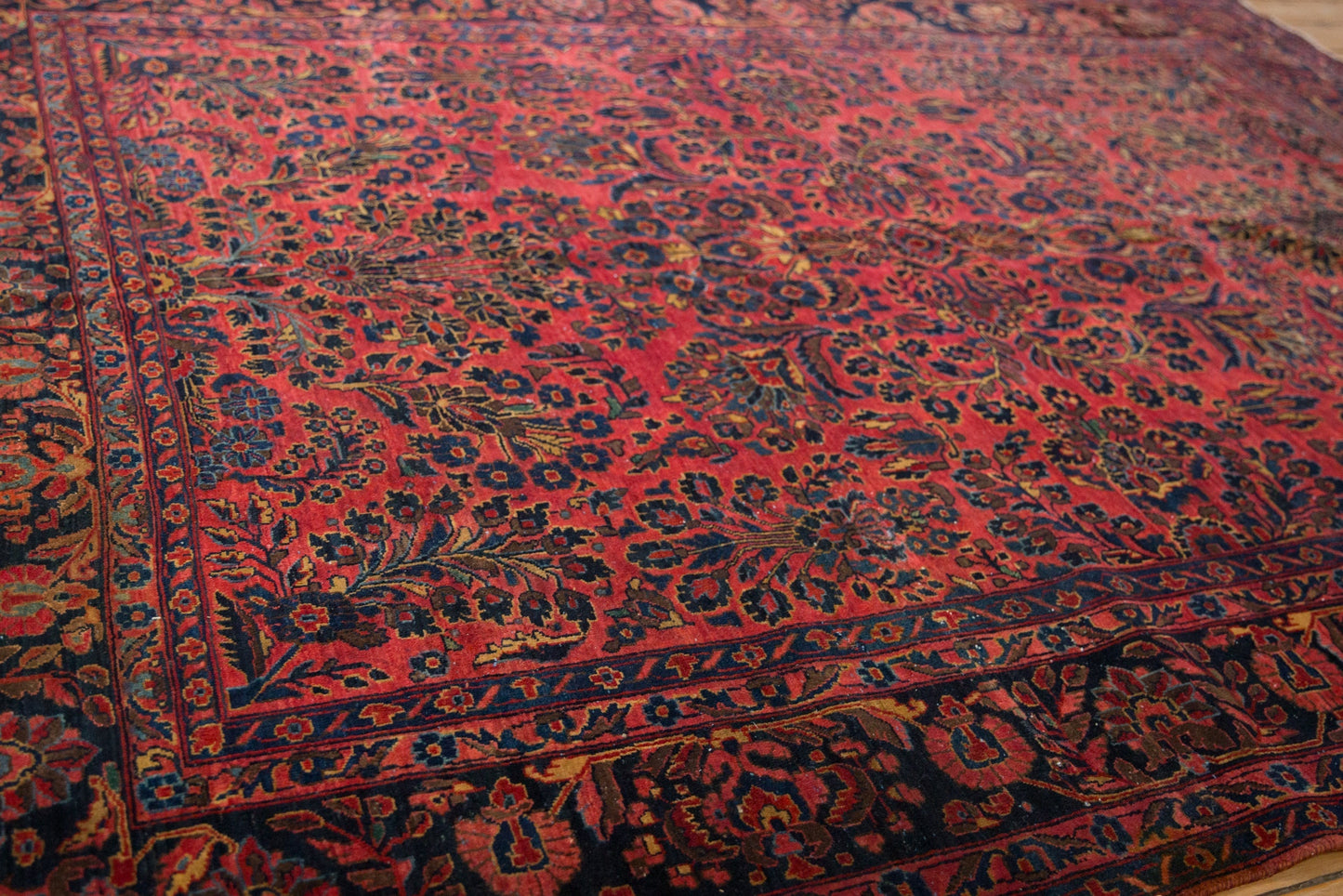 6.5x8.5 Antique Sarouk Carpet