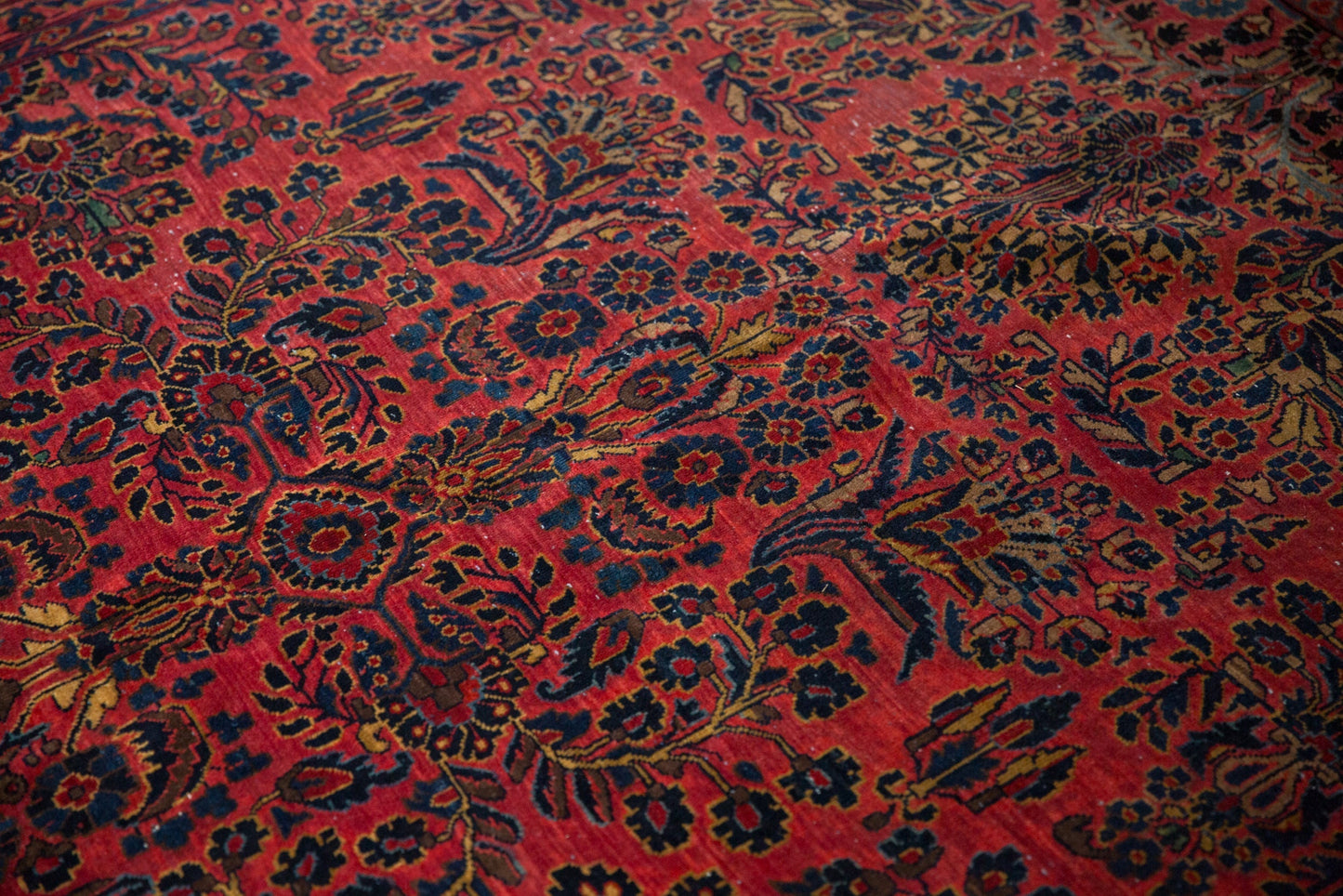 6.5x8.5 Antique Sarouk Carpet