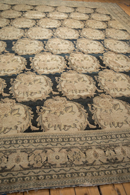 10x13 Antique Distressed Tabriz Carpet