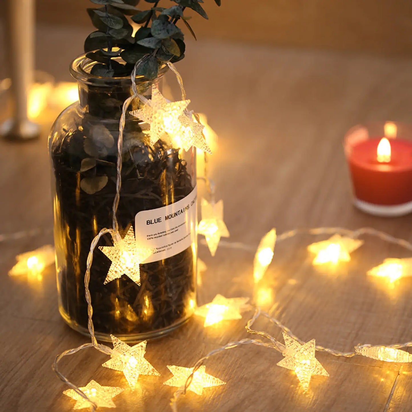 Gardin fönsterljus dekorationer för jul & helgdagar