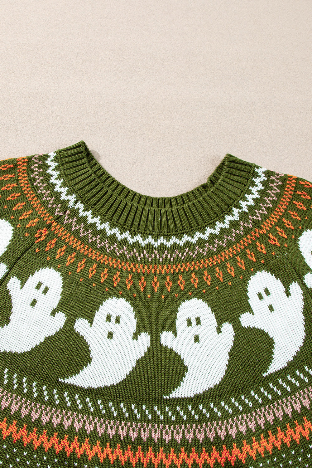 Sweter z wzorem ducha na Halloween Kaylee
