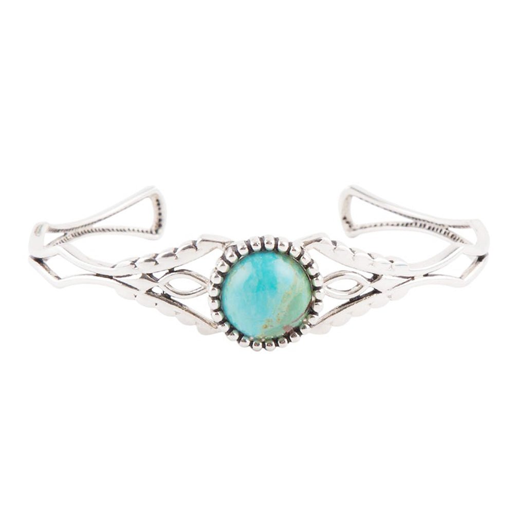 Bracciale sottile a polsino Turchese