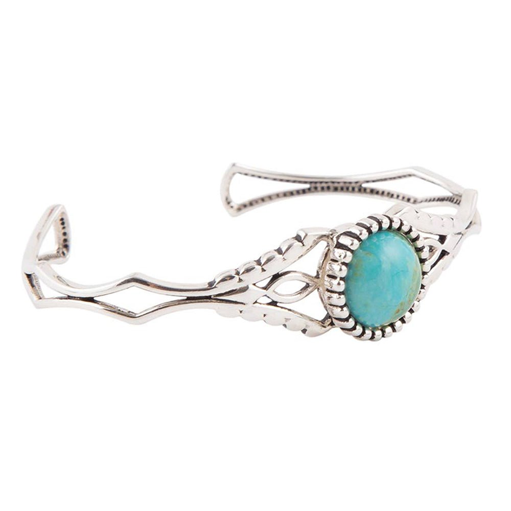 Bracciale sottile a polsino Turchese