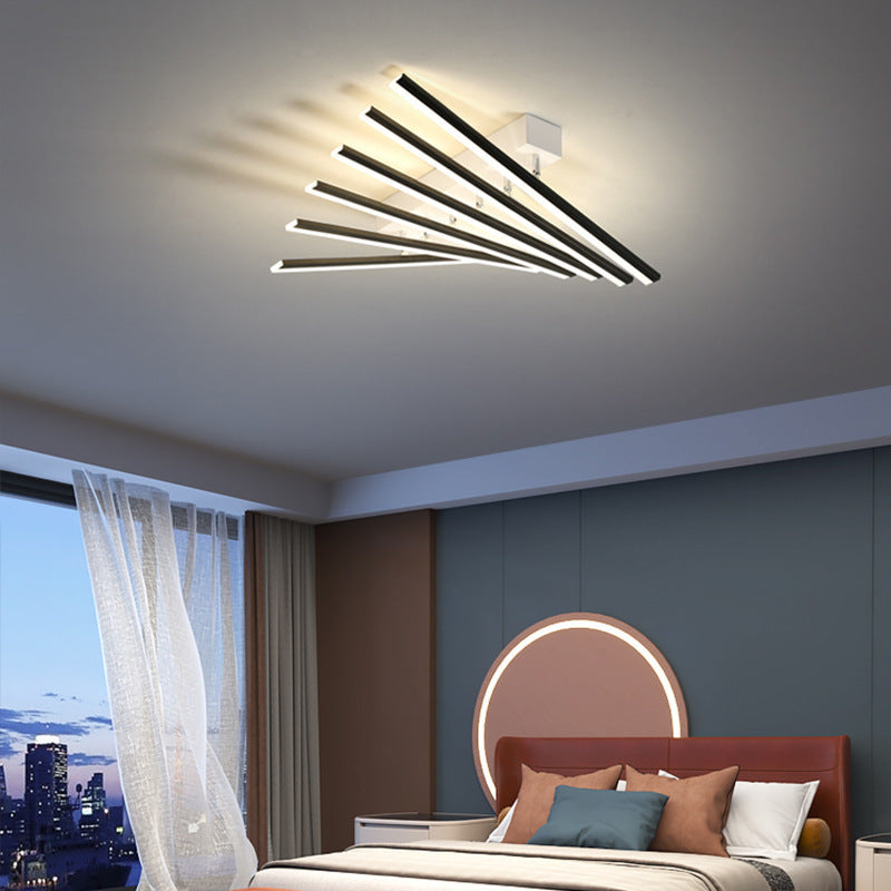 Obývací pokoj světlo moderní minimalistická atmosféra LED