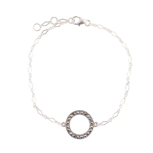 Braccialetto in argento sterling della linea Pietre Delicate
