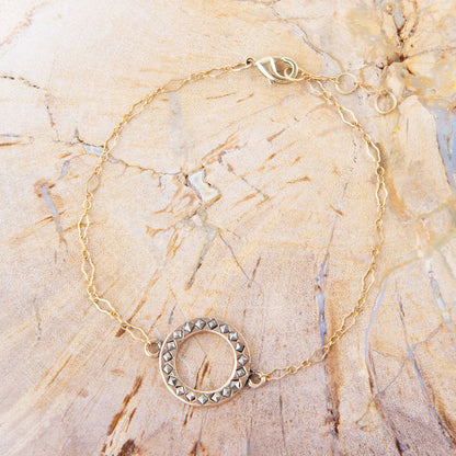 Bracciale in bronzo della linea Pietre Delicate