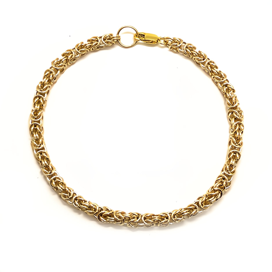 Delicate Byzantine Chainmaille Bracelet in 14K Gold Fill