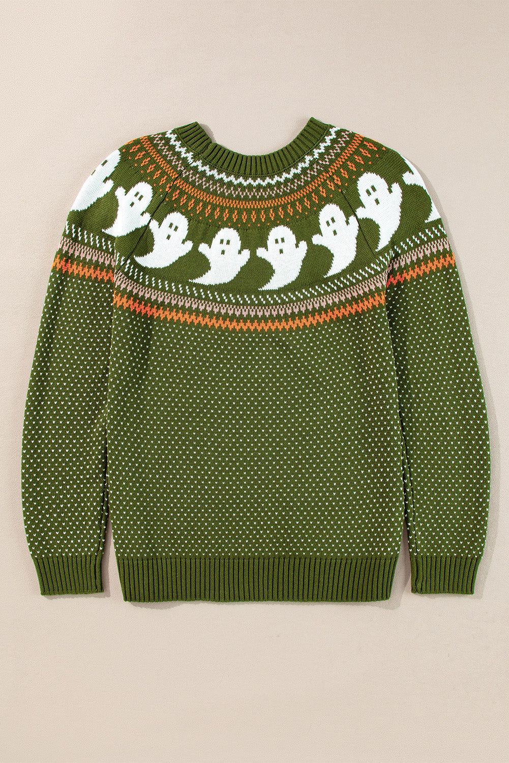 Sweter z wzorem ducha na Halloween Kaylee