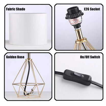 Diamantdesign bordslampa för hall med elegant modern stil