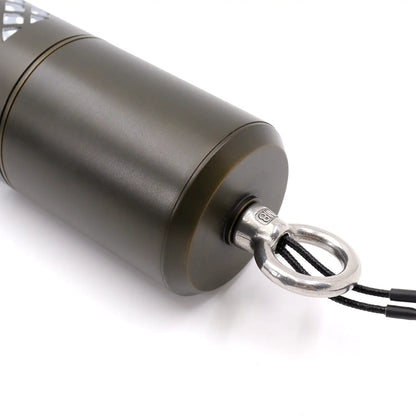 Lampada sospesa moderna in ottone pressofuso traforato con catena da 1 metro