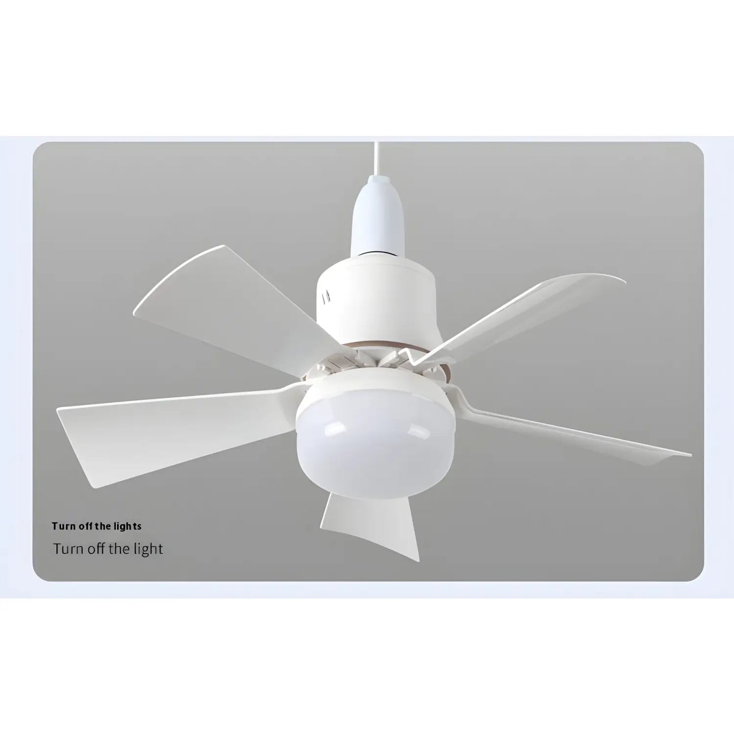 Ventilatore da soffitto con luce dimmerabile e telecomando per casa e dormitorio