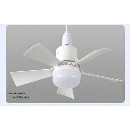 Ventilatore da soffitto con luce dimmerabile e telecomando per casa e dormitorio