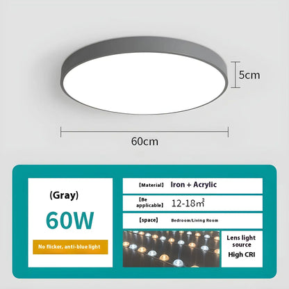Dimbara smarta taklampan med fjärrkontroll - sovrum och vardagsrum LED-lampa