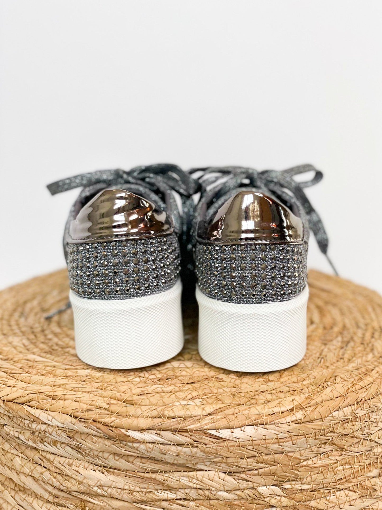 Sneaker Diva in peltro