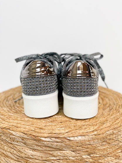 Sneaker Diva in peltro
