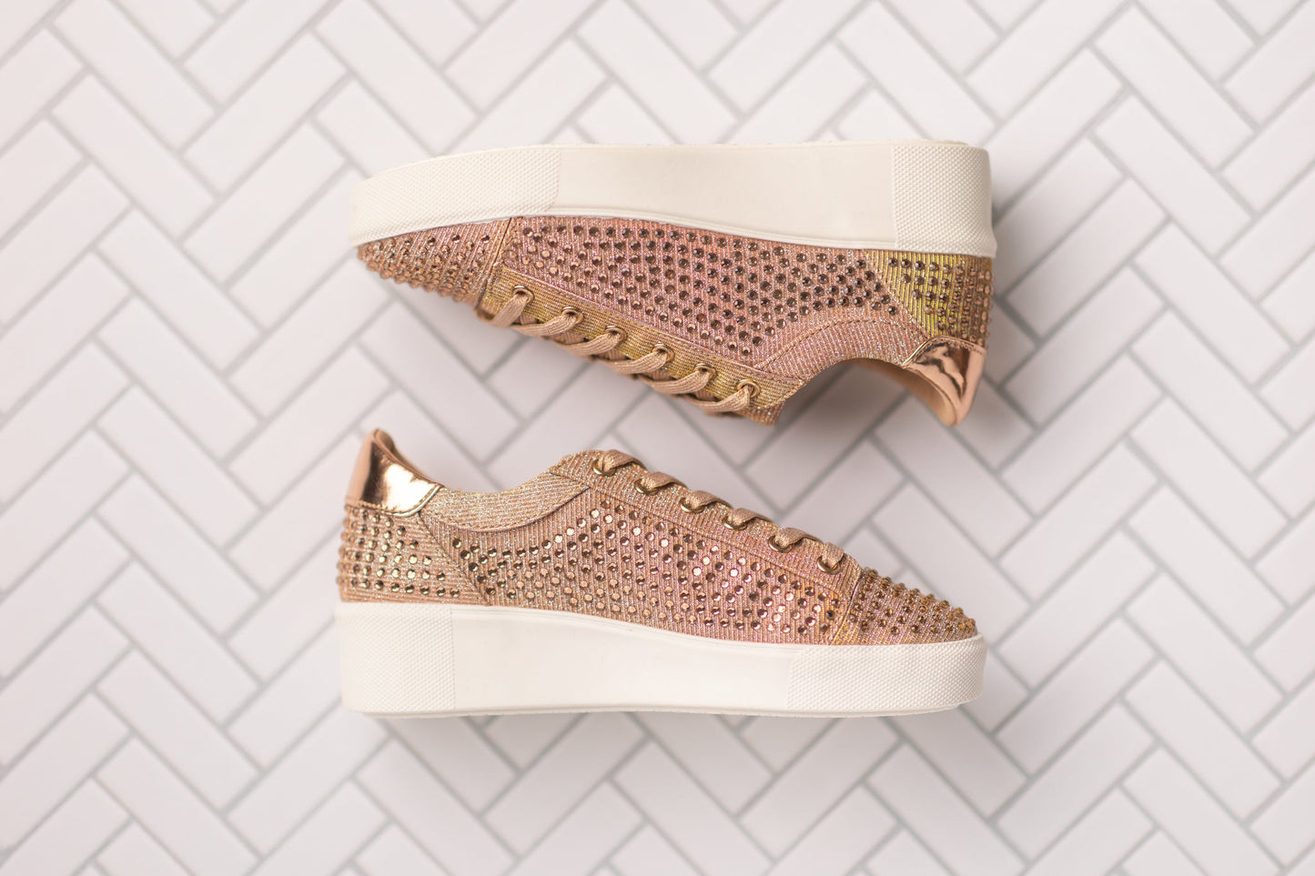 Sneaker Diva in Oro Rosa