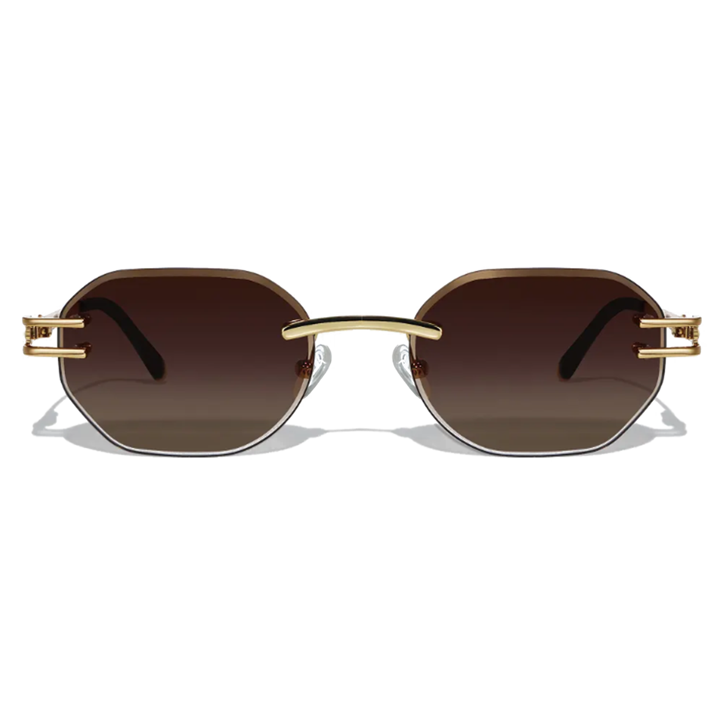 Dore Metall rahmenlose Sonnenbrille