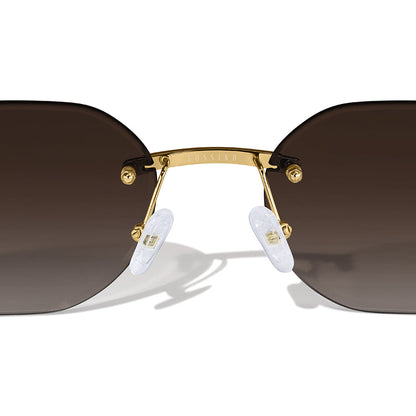 Dore Metal Frameless Sunglasses