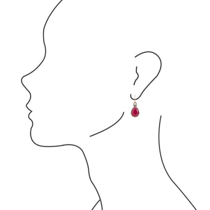 Orecchini Sognanti con Onice Rosso