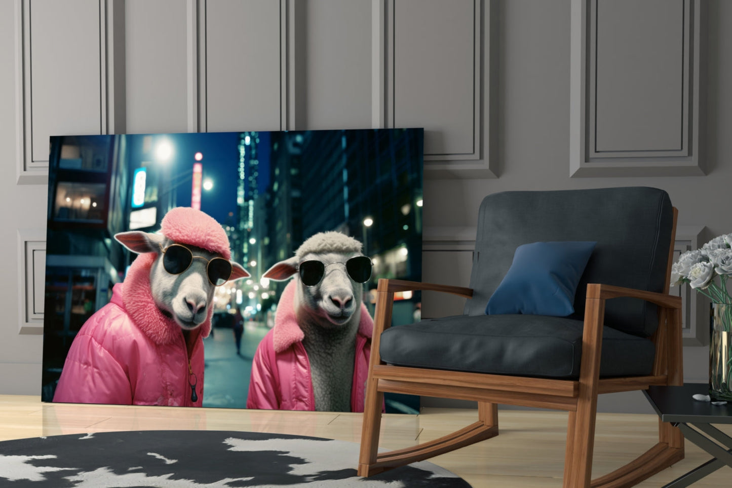 City Music Glass Wall Art|| Designer's Collection