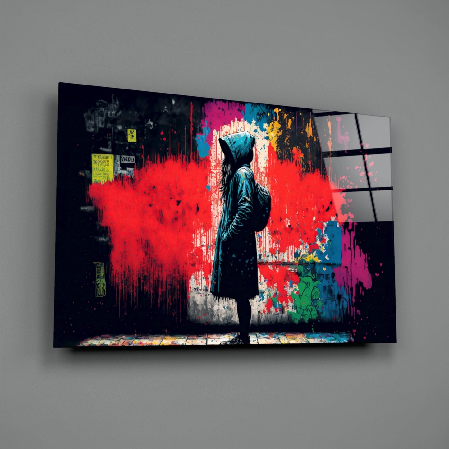 City Music Glass Wall Art|| Designer's Collection