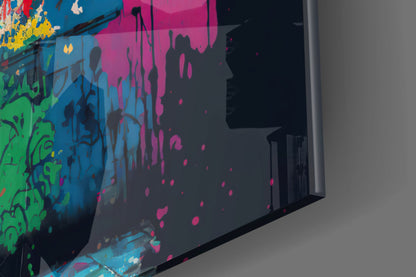 City Music Glass Wall Art|| Designer's Collection