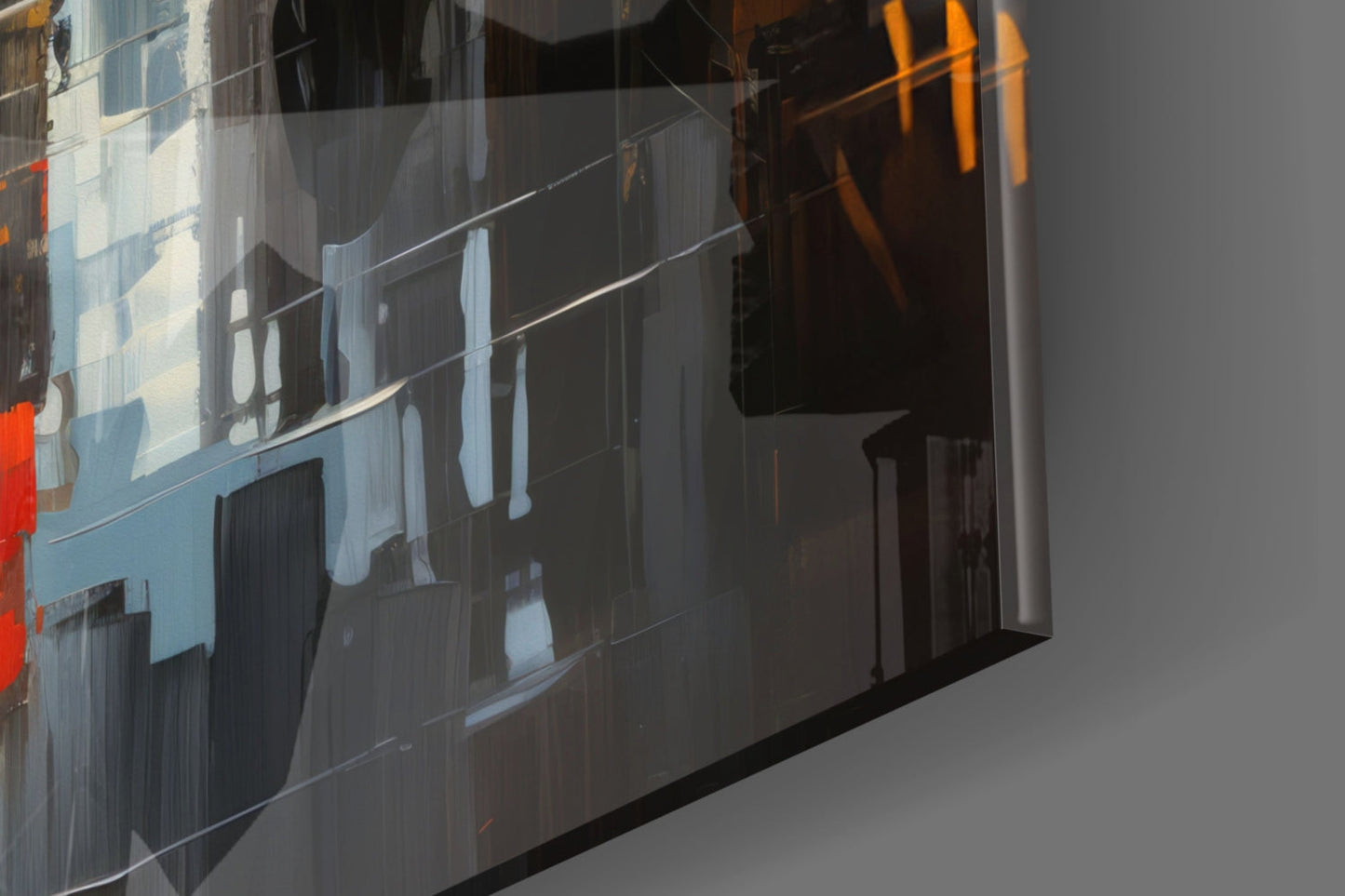 Arte de Pared de Cristal Noche en la Ciudad || Colección del Diseñador