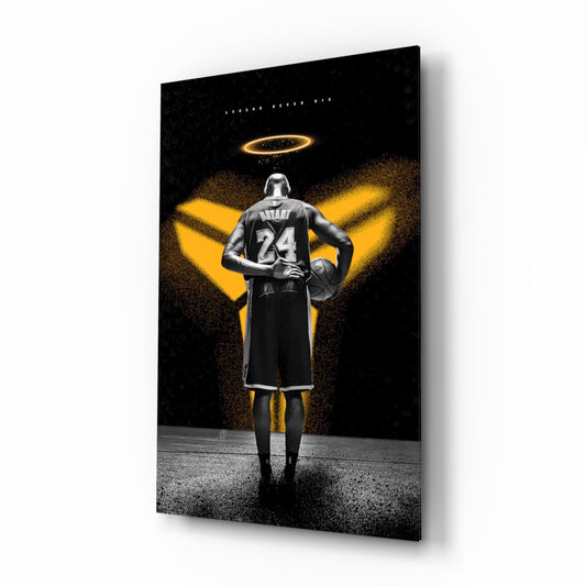 Kobe Bryant Glass Wall Art || Designer Collection