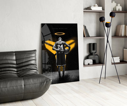 Kobe Bryant Glass Wall Art || Designer Collection
