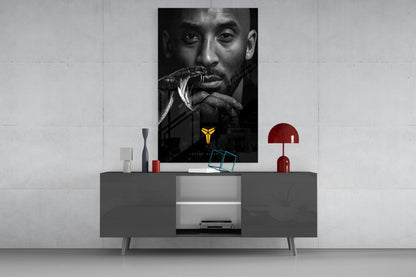 Kobe Bryant Glass Wall Art || Designer Collection